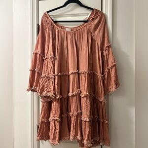 Free People dusty rose dress size small